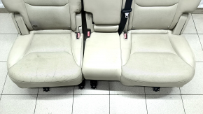 Задній ряд сидінь 2 ряд Mazda CX-9 16- шкіра, бежевий, надрив, під чищення