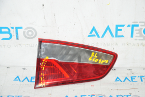 Ліхтар внутрішній кришка багажника лівий Ford Ecosport 18-22 світлий, тріщина, облом кріплень