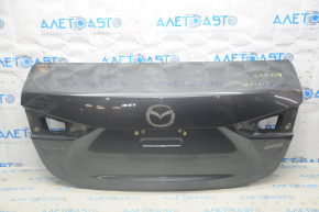 Кришка багажника Mazda 3 14-18 BM без спойлера графіт 42A