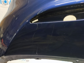 Бампер задній голий Hyundai Elantra UD 11-13 дорест, синій S7U, подряпини, фарбований, притиснутий