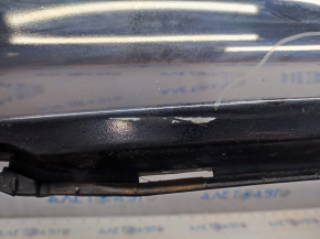Бампер задний голый Kia Optima 14-15 рест, черный ABP, неоригинал, крашен, царапины, прижат, сломано крепление