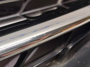 Решетка радиатора grill Hyundai Elantra UD 11-13 дорест GLS, песок, мелкие царапины