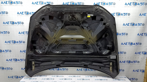 Капот голый Audi Q5 8R 13-17 рест, алюминий, черный LY9B
