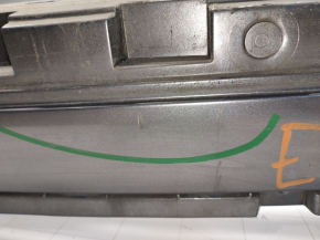 Бампер задній голий верхня частина Jeep Compass 11-16 графіт PDM, подряпини, зламане кріплення