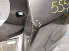 Бампер задний голый верхняя часть Jeep Compass 11-16 графит PDM, царапины, сломано крепление