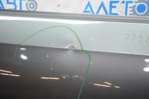 Дверь голая задняя правая VW Passat b7 12-15 USA графит LD7X вмятины
