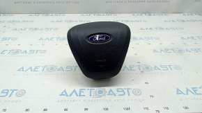 Подушка безопасности airbag в руль водительская Ford Fusion mk5 17-20 черная, царапины