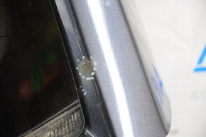 Дверь багажника голая со стеклом Subaru Forester 14-18 SJ графит 61K, стекло XYG, ржавчина вдоль стекла