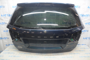Дверь багажника голая со стеклом Dodge Journey 11- синий PPS потертое стекло от дворника
