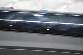 Обшивка дверей картка передня ліва VW Beetle 12-19 чорний, підлокітник ганчірка, накладка чорний глянець, підсвічування, подряпини