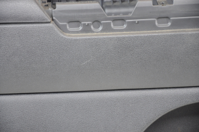 Обшивка двери карточка передняя левая Jeep Patriot 11-17 черн с черн вставкой кожа, подлокотник резина, царапины