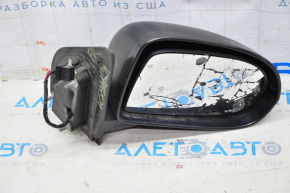 Зеркало боковое правое Jeep Compass 11-16 5 пинов, подогрев, структура, разбит зеркальный элемент