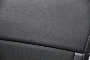 Обшивка двери карточка передняя правая Mazda 3 14-18 BM черн с черн вставкой тряпка,накладка кожа,подлокотник кожа,царапины