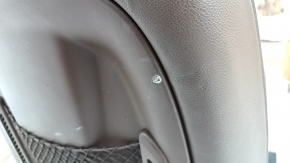 Водительское сидение Audi Q5 8R 09-17 без airbag, электро, кожа коричневая, подогрев и вентиляция, примято, просажено, надрыв на спинке