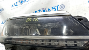 Фара передняя правая VW Passat b8 16-19 USA в сборе LED, песок
