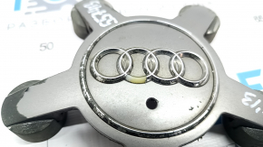 Центральный колпачок на диск Audi Q5 8R 09-17 127мм, тип 1, крашенный, полез хром