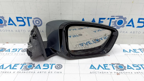 Зеркало боковое правое BMW 5 G30 17-23 5 пинов, BSM, подогрев, поворотник, серый C2Y