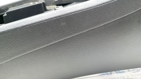 Консоль центральная подлокотник VW Passat b8 16-19 USA черный, кожа, царапины