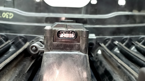 Решетка радиатора grill в сборе BMW 5 G30 17-20 с жалюзи дефлектором радиатора, хром, песок