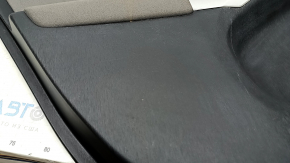 Обшивка двери карточка задняя левая Toyota Prius 30 10-15 черная, серая тканевая вставка, царапины, под химч
