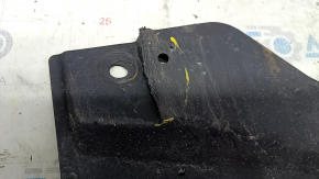 Губа переднего бампера Toyota Prius 30 10-15 сломано крепление, затерта, надрыв, примято