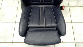 Пассажирское сидение BMW 5 G30 17-23 с airbag, электрическое, Sport, подогрев, кожа темно-синяя
