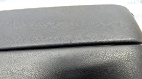 Консоль центральная подлокотник BMW 5 G30 17-20 черная, темно-синий подлокотник, царапины