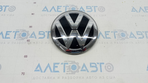 Эмблема решетки радиатора grill VW Tiguan 18- под радар, песок, микро-трещины
