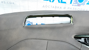 Торпедо передняя панель без AIRBAG Ford Fusion mk5 13-20 кожа коричневая, titanium, под проэкцию, надрывы