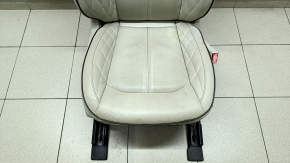 Пассажирское сидение Ford Fusion mk5 17-20 с airbag, кожа серое, электро, подогрев, вентиляция, под чистку