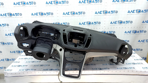 Торпедо передня панель AIRBAG Ford C-max MK2 13-18 чорна подряпини