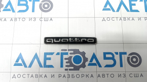 Эмблема надпись QUATTRO двери багажника Audi Q7 16- хром
