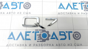Эмблема надпись Q7 двери багажника Audi Q7 16- хром