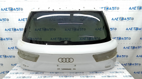 Двері багажника голі зі склом Audi Q7 16-19 алюміній, білий LS9R