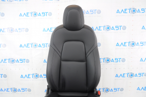 Пасажирське сидіння Tesla Model 3 18- шкіра чорна, з airbag, електро, підігрів, з натягувачем, подряпини