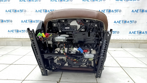 Пасажирське сидіння Audi Q7 16- c airbag, шкіра коричнева, підігрів, вентиляція, електро, під чистку