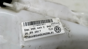 Бачок омивача VW Tiguan 18- білий без горловини та фільтра, зламане кріплення