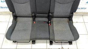 Задний ряд сидений 2 ряд Toyota Prius V 12-17 велюр темно-серое, под химчистку, без подголовников