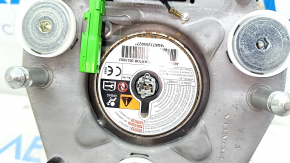 Подушка безопасности airbag в руль водительская Honda Accord 18-22 черная, ржавый пиропатрон