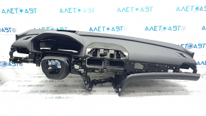 Торпедо передняя панель с AIRBAG Honda Accord 18-22 черная, под проекцию , ржавый пиропатрон