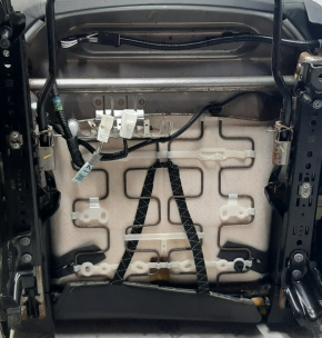 Водительское сидение Toyota Prius V 12-17 без airbag, механич+электро, велюр темно-серое