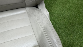 Водительское сидение Ford C-max MK2 13-18 с airbag, электро, подогрев, кожа беж, трещины на коже
