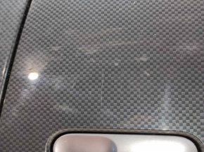 Комплект накладок передньої панелі з бардачком VW Beetle 12-19 під карбон, подряпини