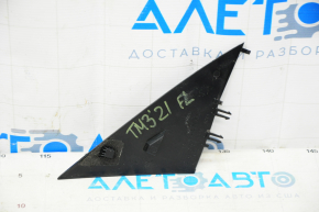 Накладка дзеркала трикутник зовнішня передня ліва Tesla Model 3 18- чорний глянець подряпини