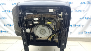 Водительское сидение Lexus RX350 RX450h 10-15 с airbag, электро, кожа, серое, подогрев, вентиляция, трещины на коже