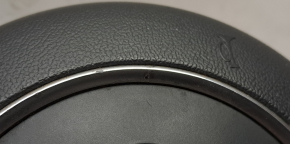 Подушка безопасности airbag в руль водительская Audi A3 8V 15-16 4d, черная, полез хром, мелкие царапины
