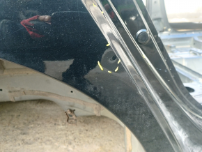 Четверть крыло задняя правая Honda Accord 18-22 черная, на кузове, тычки