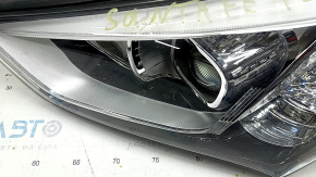 Фара передня ліва Hyundai Santa FE Sport 13-16 дорест, sport, галоген, обліз лак, пісок
