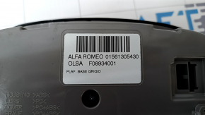 Плафон освещения передний Alfa Romeo Giulia 17-22 без люка, серый, царапины