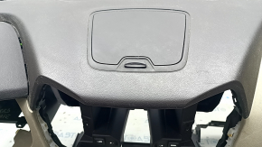 Торпедо передня панель без AIRBAG Hyundai Santa FE Sport 13-18 темно-корич з беж вставкою, подряпини
